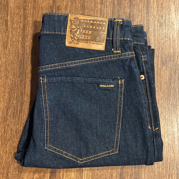 Volcom Solver Modern Straight Dark Wash Mens Jeans-Sz 29 - Picture 16 of 16